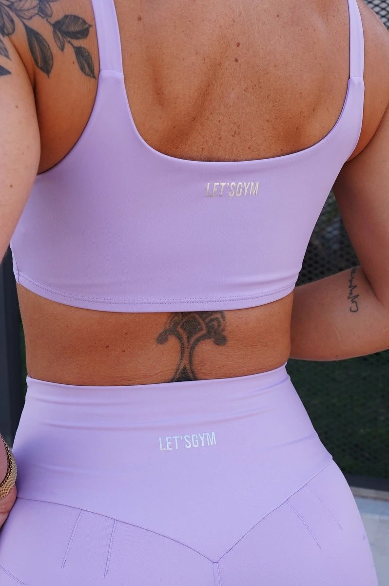 Lets Gym - Leggingss New Basic Colors Lilac - 2866LC