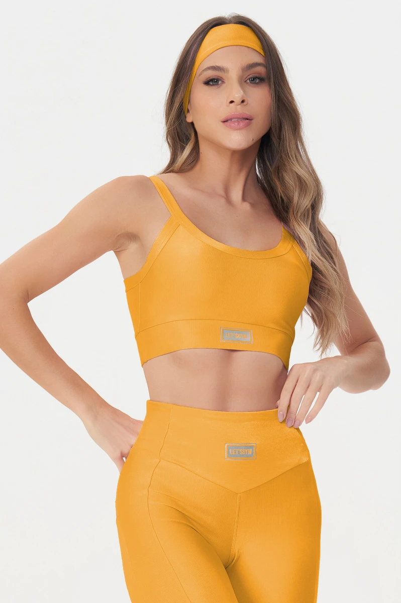 Lets Gym - Top Bright Mango Mist - 2141BMGM