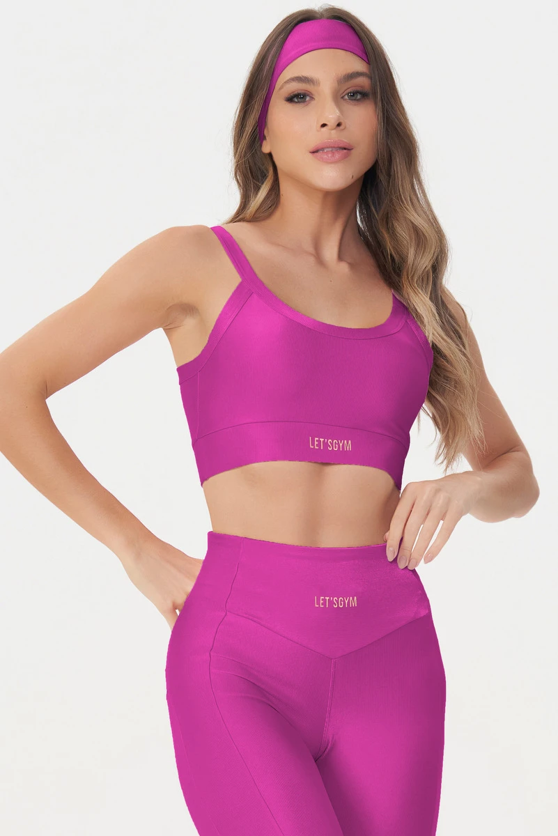 Lets Gym - Sports bra Bright Pink Berry - 2141BPB