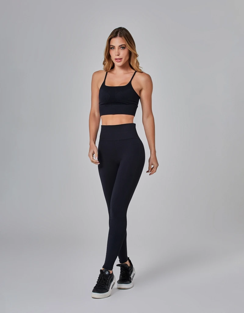 Vestem - Conjunto Legging e Top Lisboa Preto - CJ295.BF.C0002