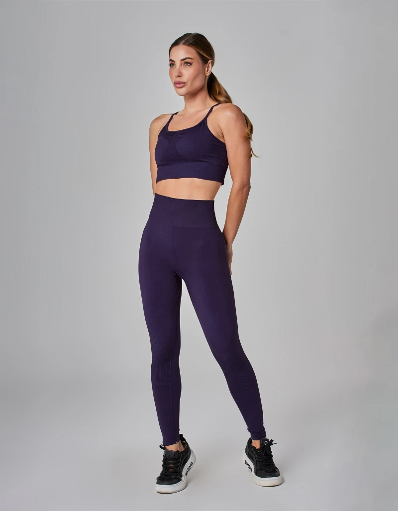 Vestem - Lisbon Amethyst Purple Leggings and Top Set - CJ295.BF.C0515