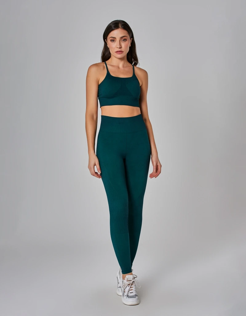 Vestem - Conjunto Legging e Top Lisboa Verde Éden - CJ295.BF.C0512