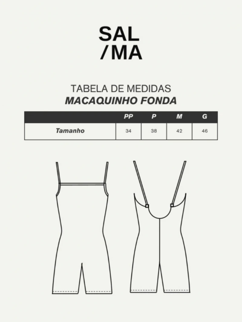 Salma - Romper Fonda Chocolate - SALFIT6MAR