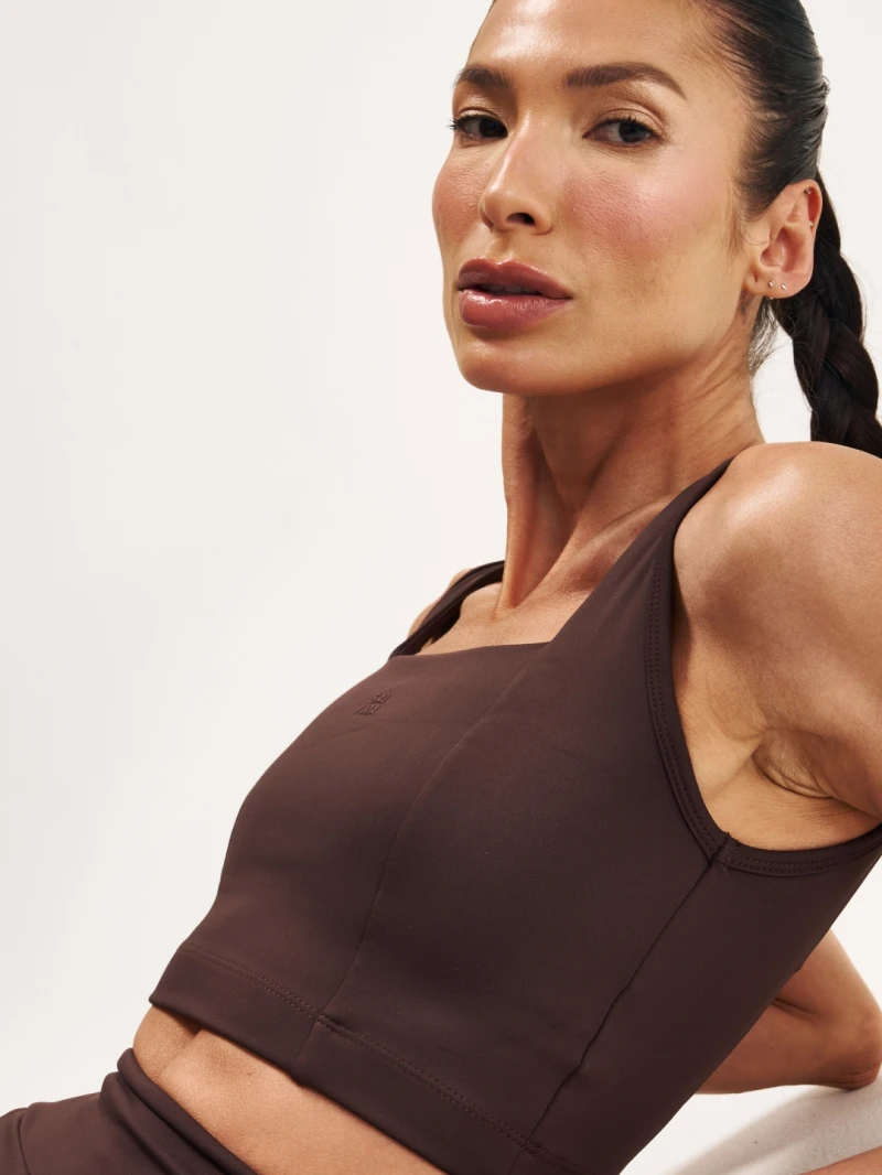 Salma - Top Cindy Chocolate - SALFIT2MAR