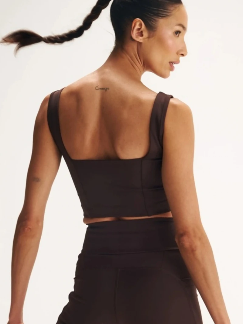 Salma - Top Cindy Chocolate - SALFIT2MAR