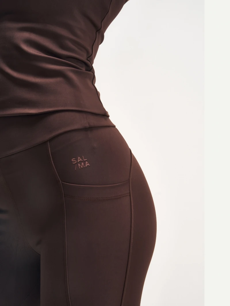 Salma - Pants Leggingss Olivia Chocolate - SALFIT3MAR