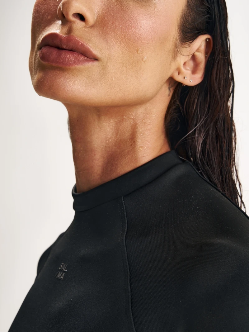 Salma - Blusa Surf Tessa Preto - SALSURFTOP3PRE