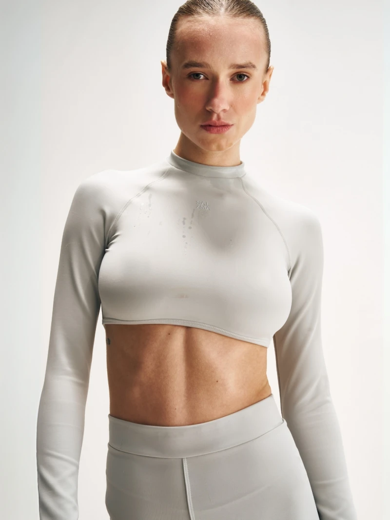 Salma - Blusa Surf Tessa Gelo - SALSURFTOP3PRA