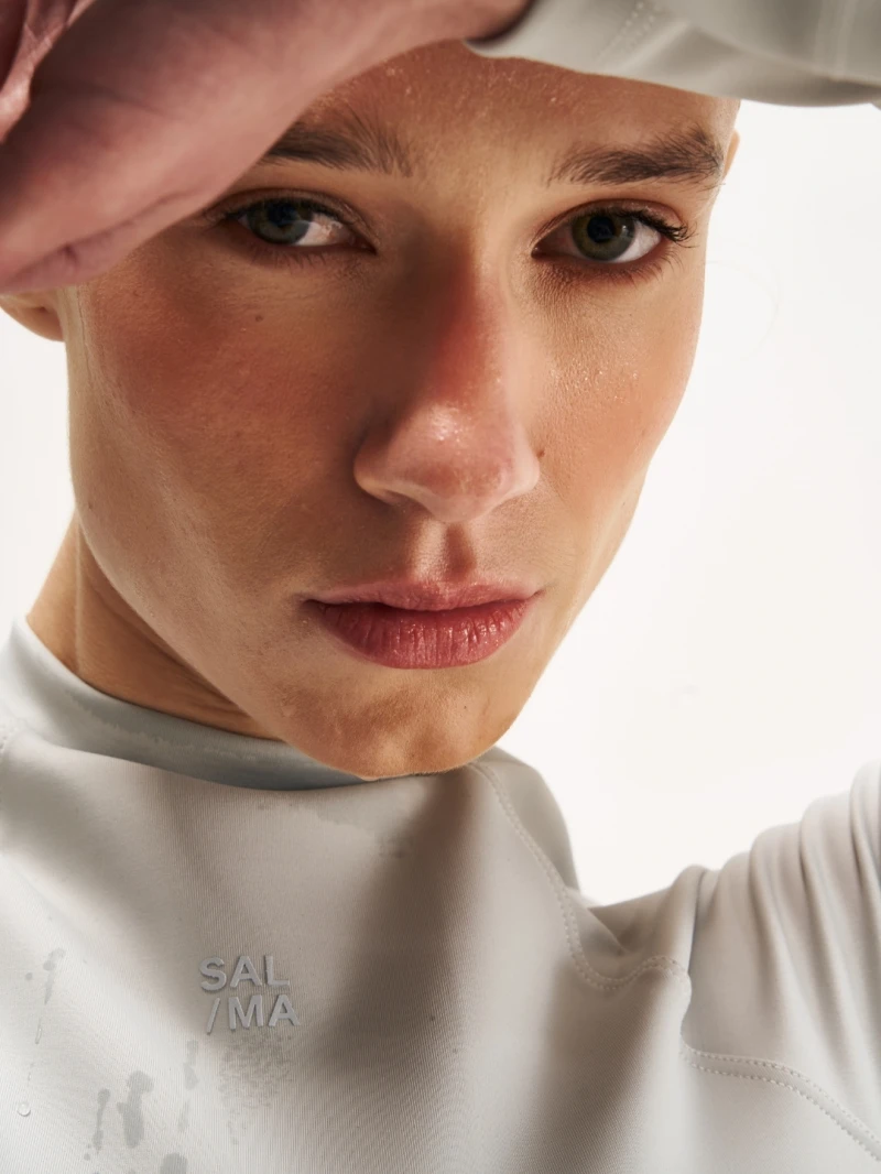 Salma - Blusa Surf Tessa Gelo - SALSURFTOP3PRA