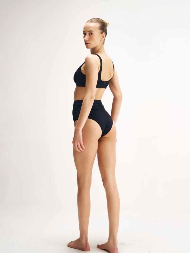 Salma - Biquini Hot Pants Bali Preto - SALSURFHP2PRE