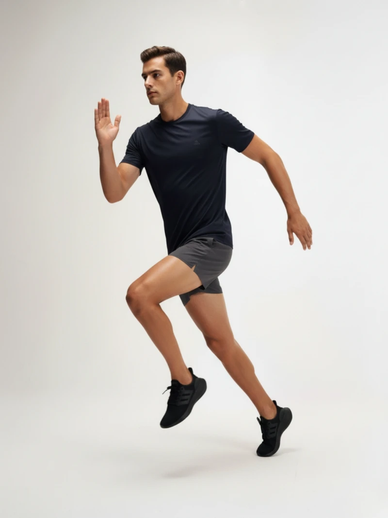 Salma - Ravi Black Training T-shirt - SALDRIPRE