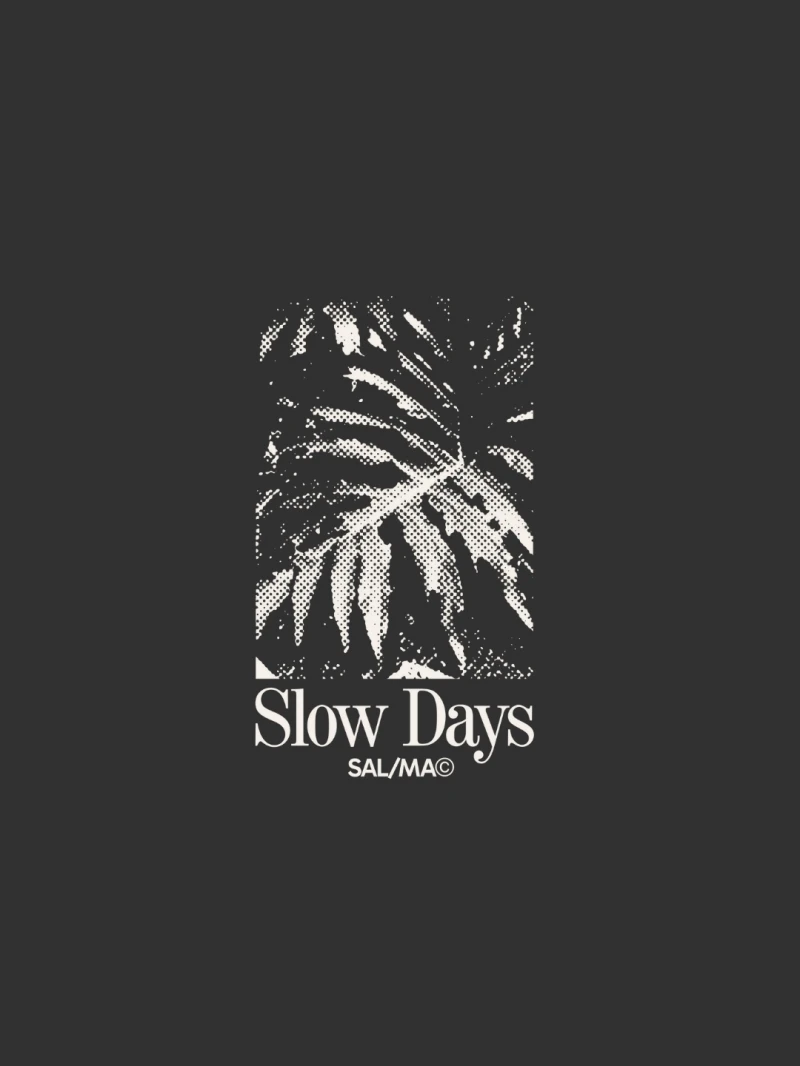 Salma - Classic Fit Slow Black T-Shirt - SALTSHIRT4PRE