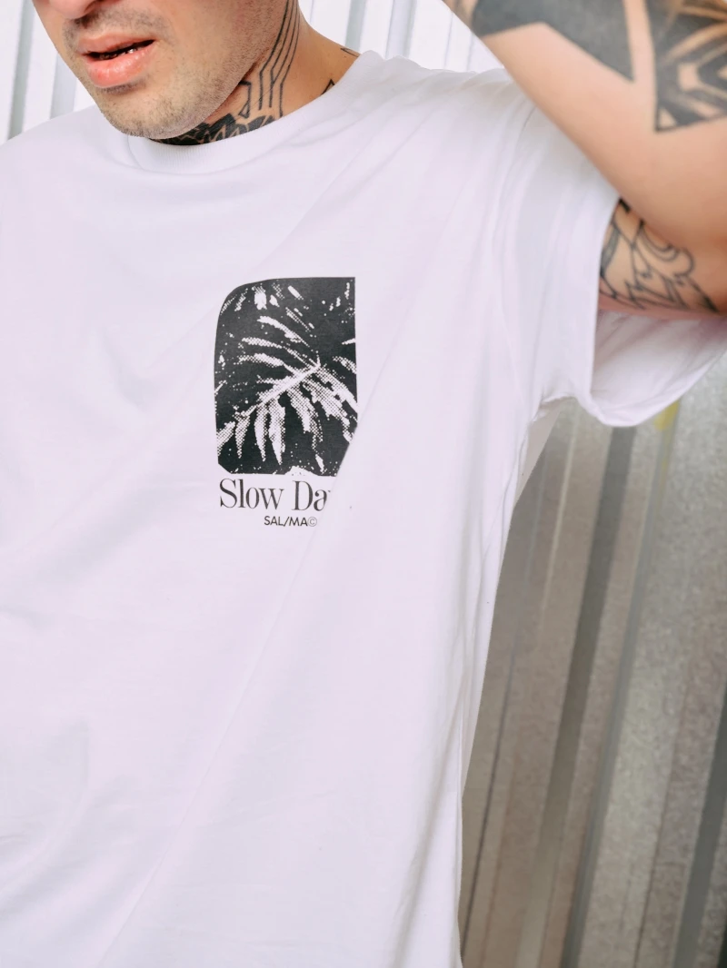 Salma - TShirt Classic Fit Slow Branco - SALTSHIRT4BRA