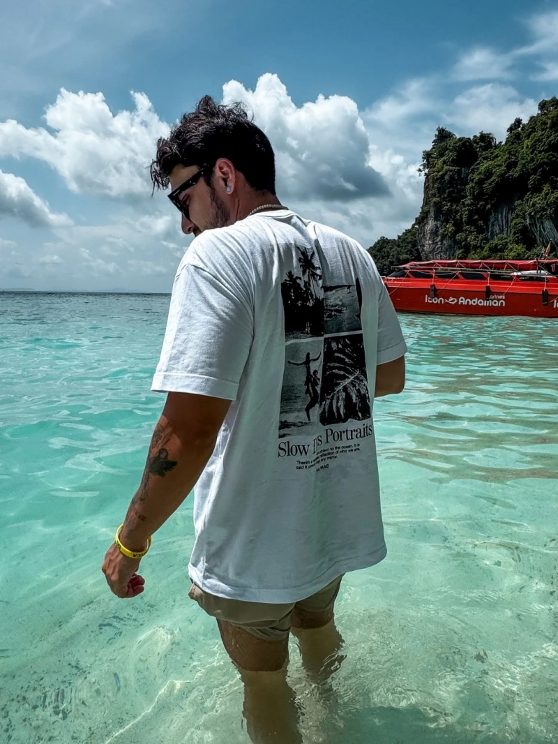 Salma - TShirt Classic Fit Slow Branco - SALTSHIRT4BRA