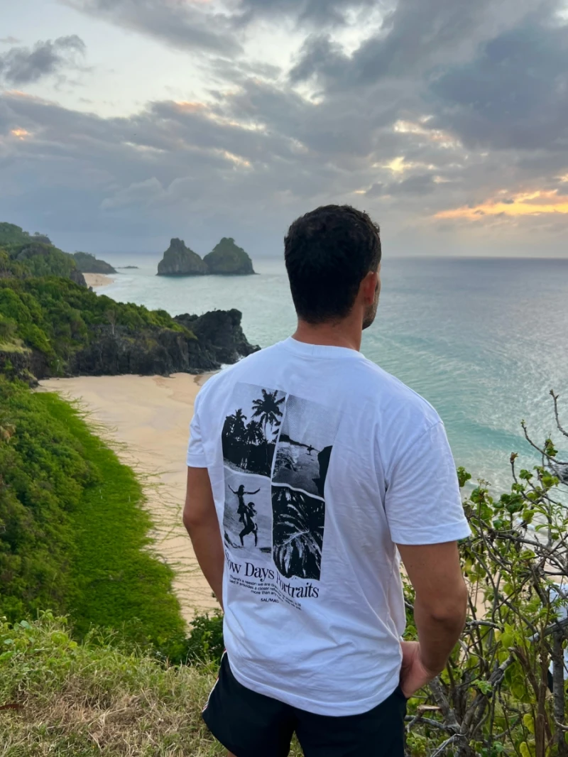 Salma - TShirt Classic Fit Slow Branco - SALTSHIRT4BRA