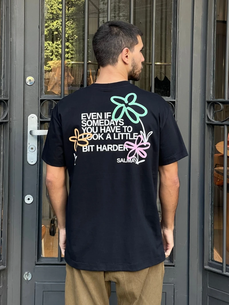 Salma - TShirt Classic Fit Bette Days Black - SALTSHIRT5PRE