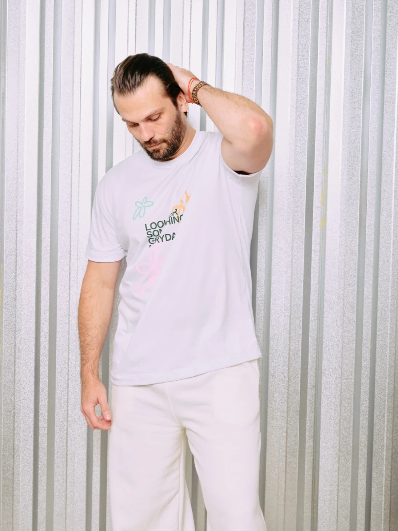 Salma - TShirt Classic Fit Better Days White - SALTSHIRT5BRA