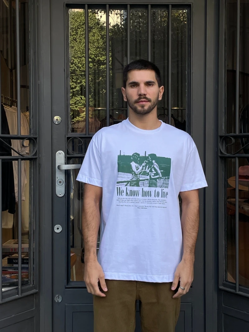 Salma - TShirt Classic Fit Just Living Branco - SALTSHIRT6BRA