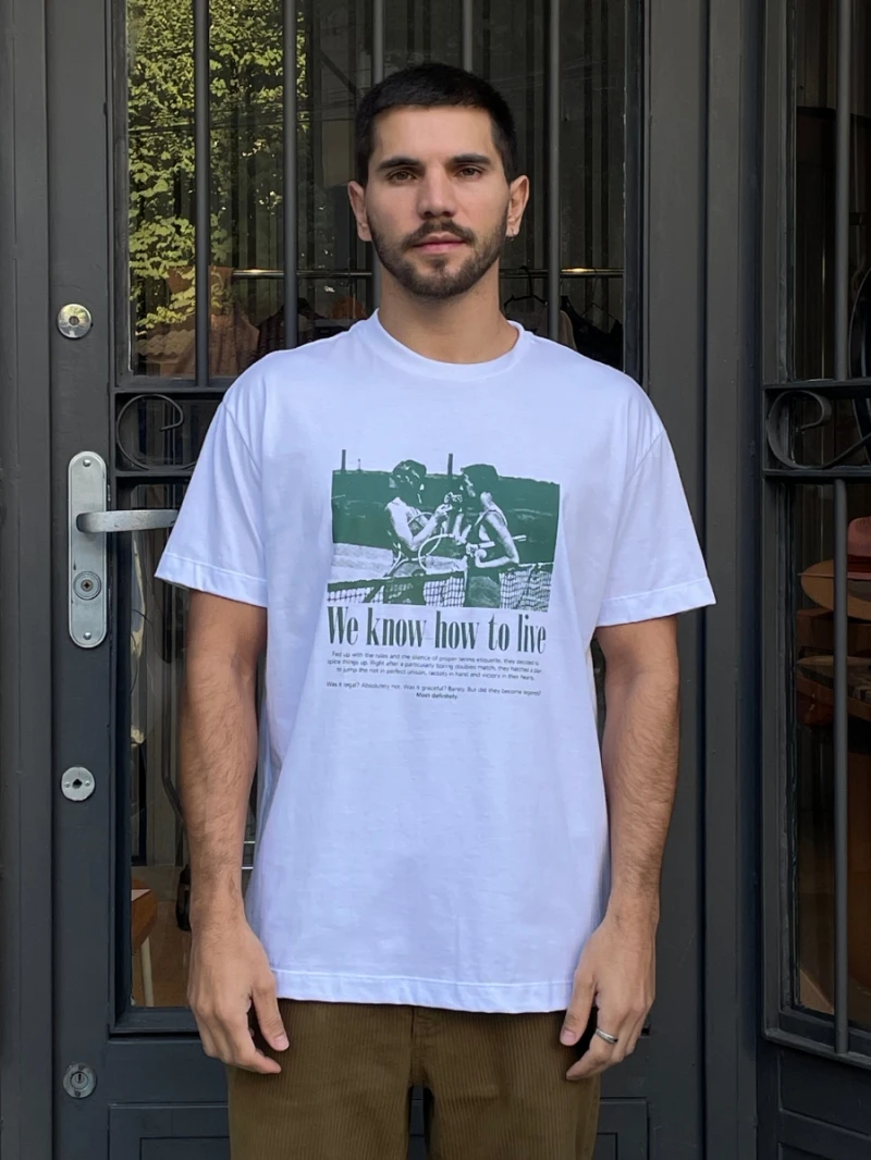 Salma - TShirt Classic Fit Just Living Branco - SALTSHIRT6BRA