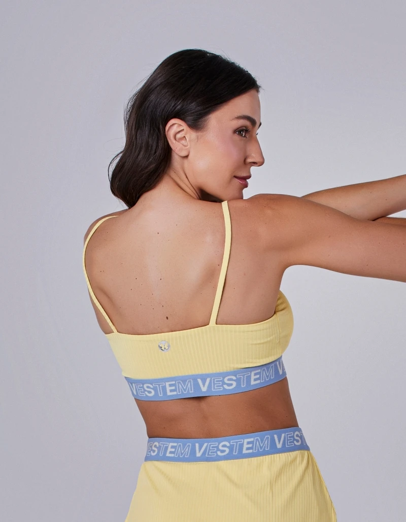 Vestem - Top Jaspe Amarelo Sun Kisses - TOP723.CP.C0179