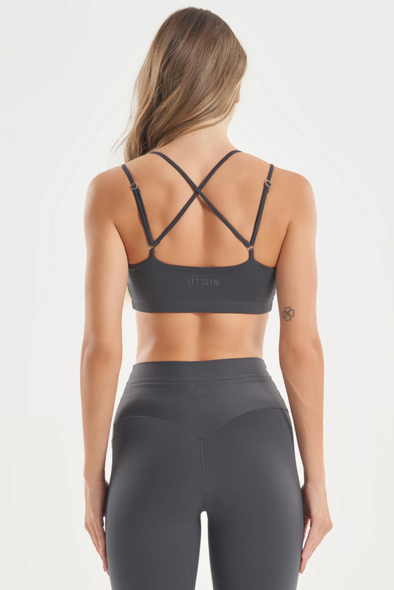 Lets Gym - Top Soft Balance Grafite - 2766GF