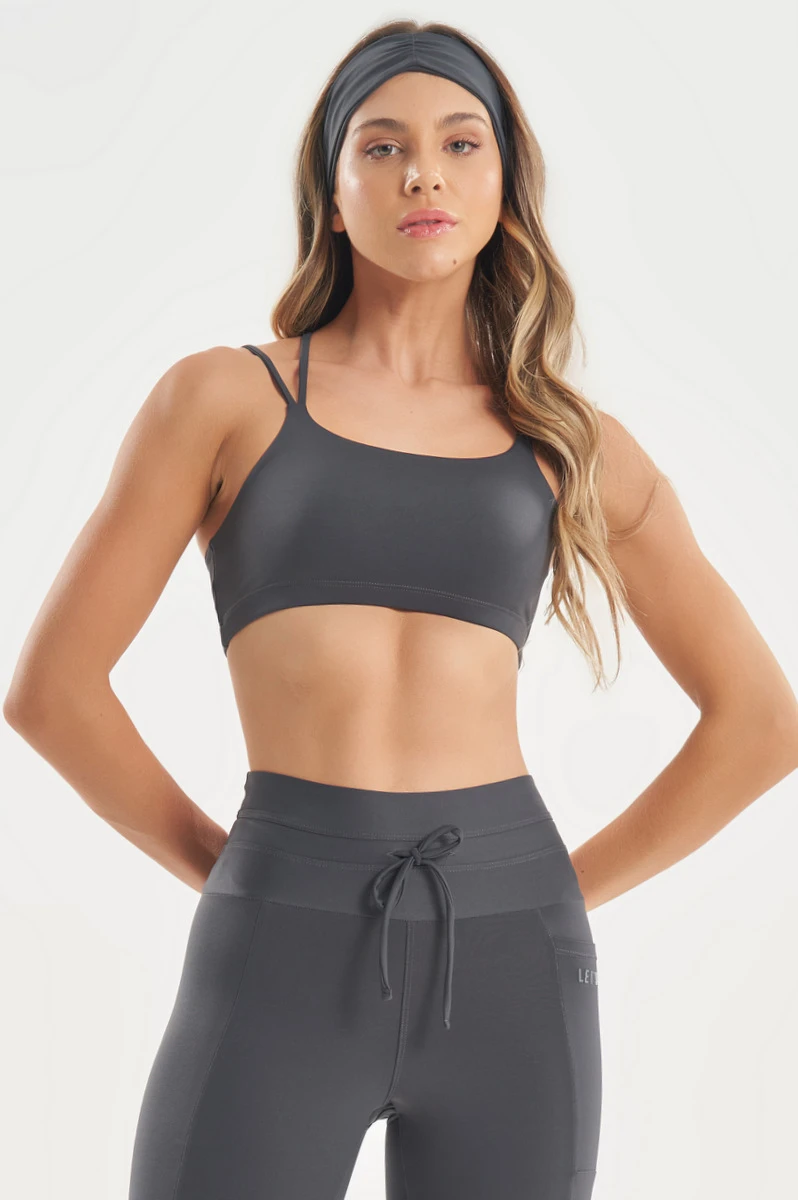 Lets Gym - Top Soft Balance Grafite - 2766GF