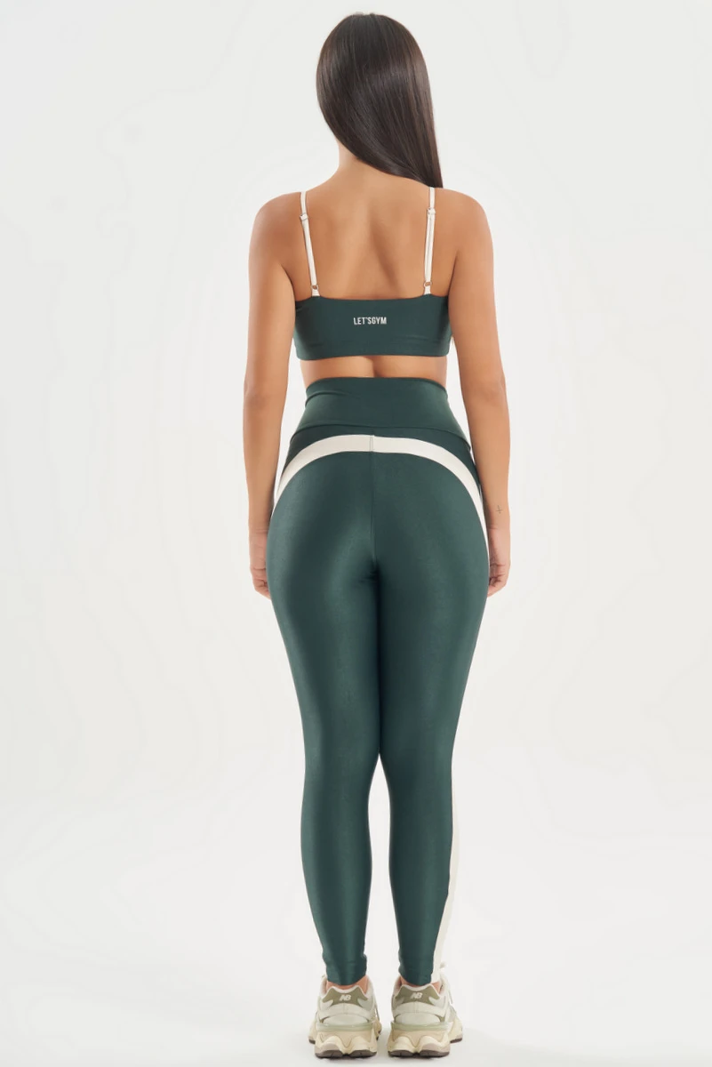 Lets Gym - Legging Potential Verde Escuro - 2830VDE