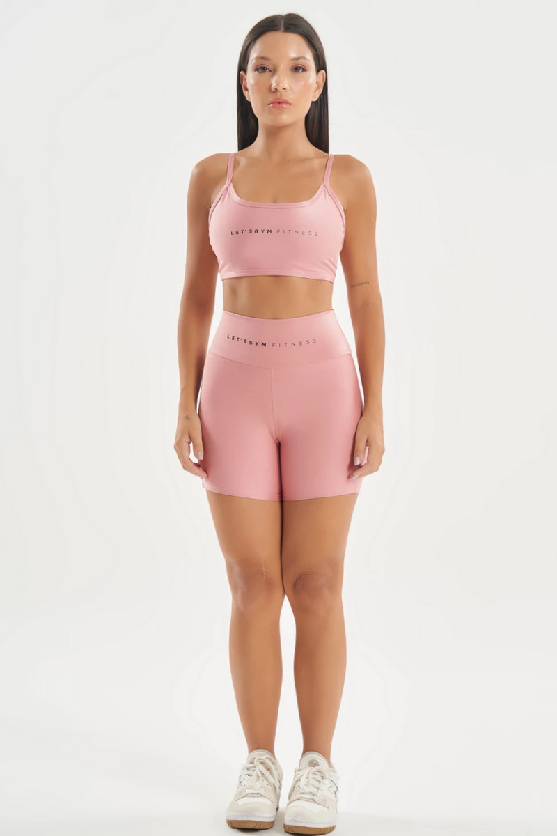 Lets Gym - Minimal Glow Rosé Shorts - 2841RS