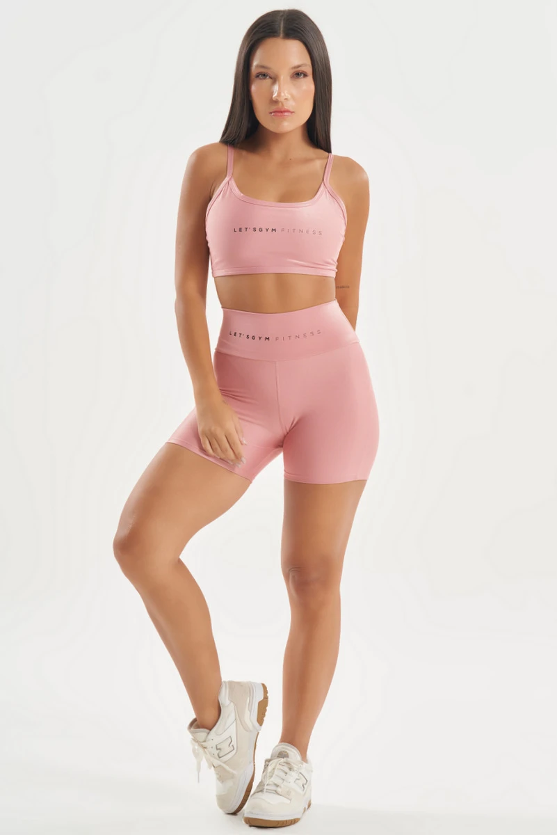 Lets Gym - Minimal Glow Rosé Shorts - 2841RS