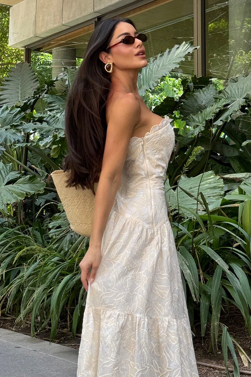 Dot Clothing - Dress Dot Clothing Sophia Laise TQC Off White - 2901OFF