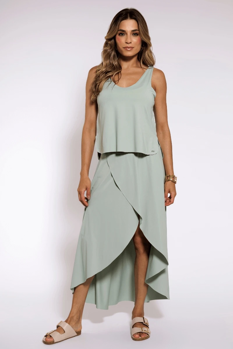 Trilha Verão - Acqua U.V Regina Tank Top - F17157