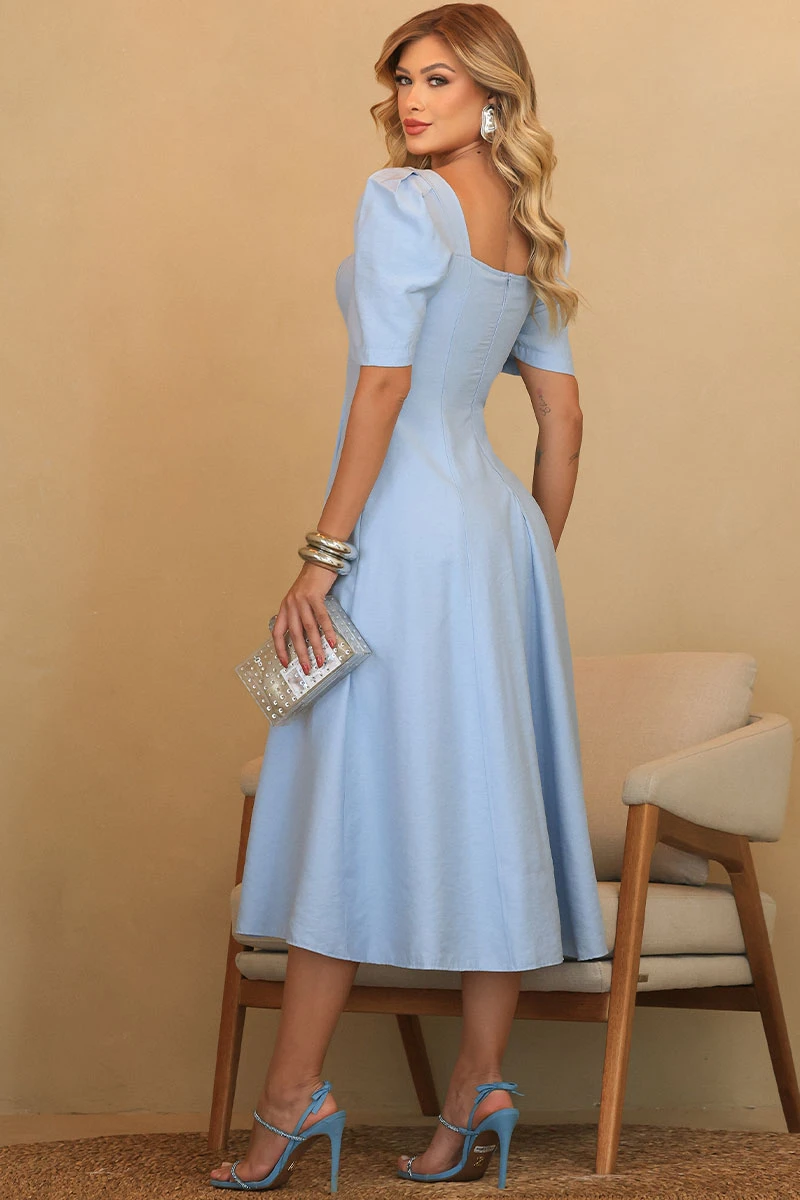 Miss Misses - Vestido Dafny Azul - 54724002