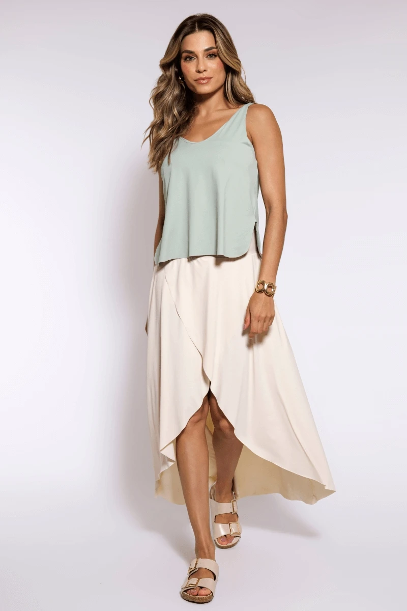 Trilha Verão - Shorts Saia Longa Juliana UV. - R8340