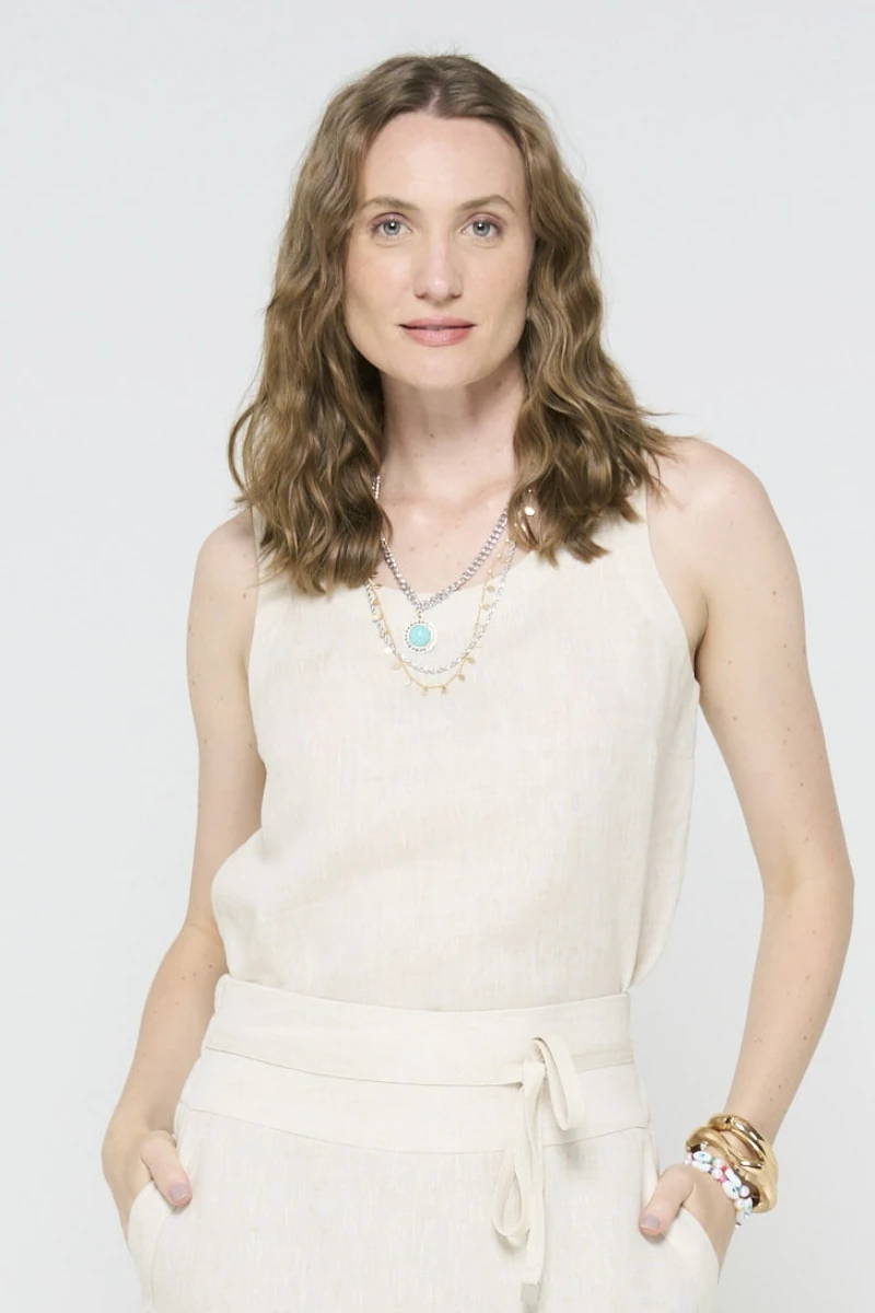 Hidrogênio - TANK TOP WITH NATURAL FLAPPING - 20502182