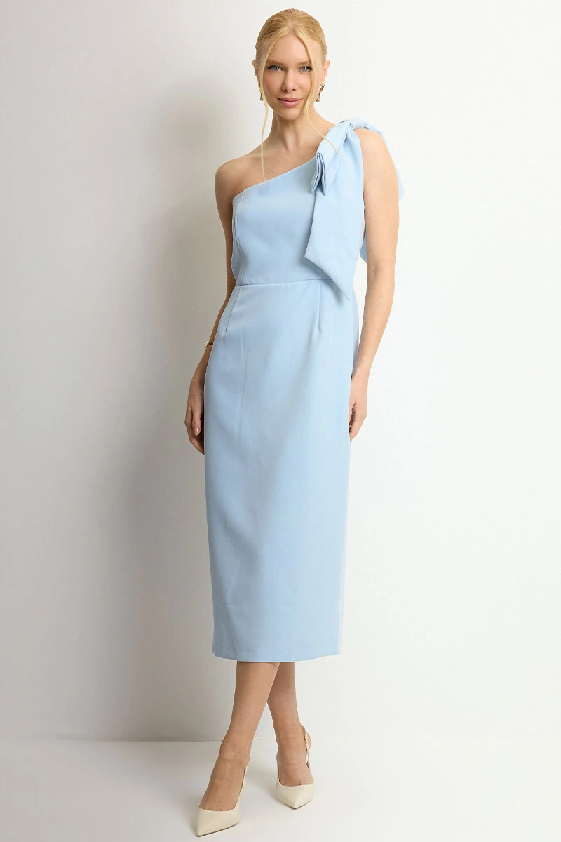 Miss Misses - Vestido Midi Samanta Azul - 54729002