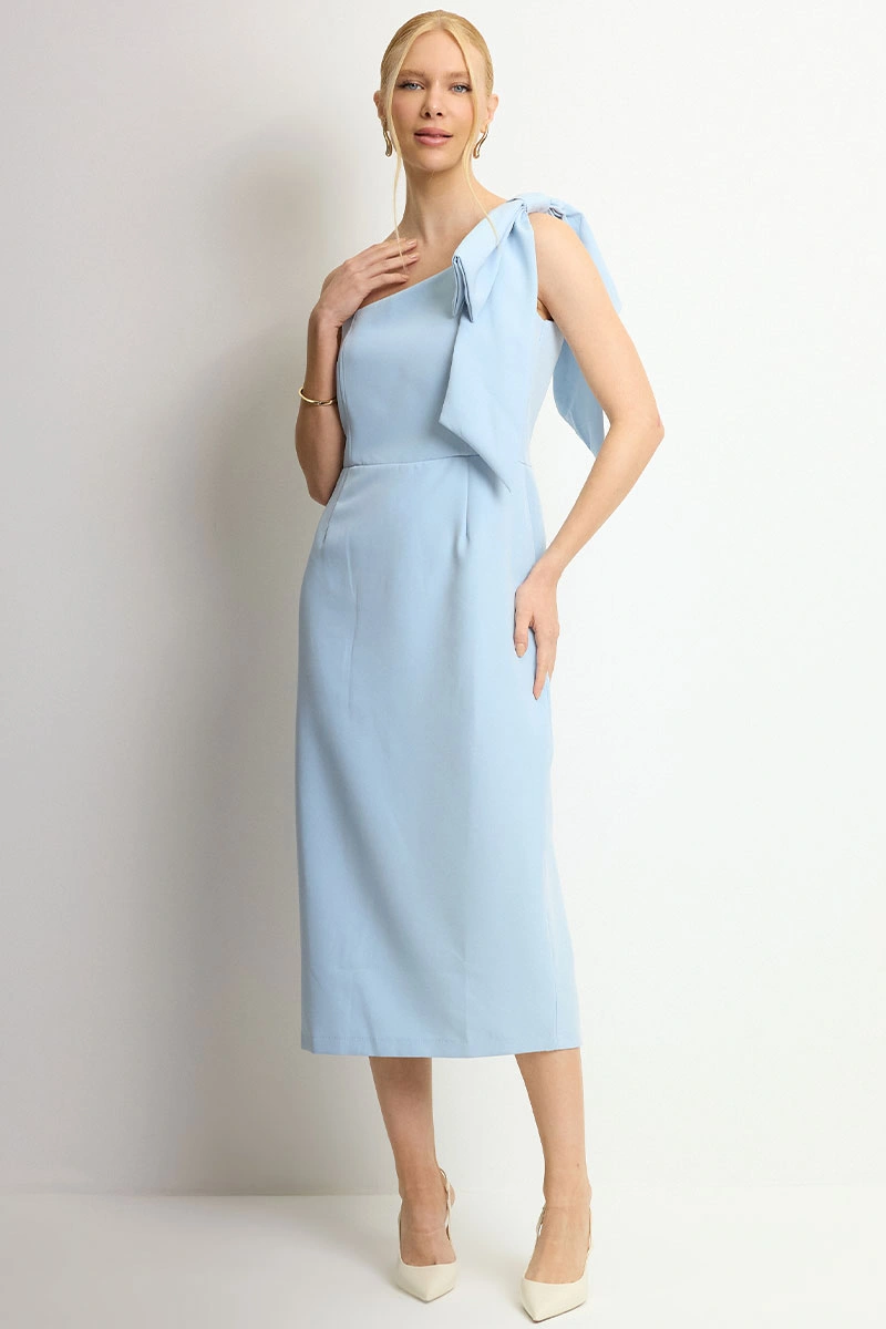 Miss Misses - Vestido Midi Samanta Azul - 54729002