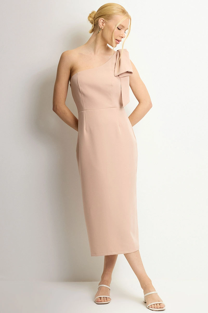 Miss Misses - Vestido Midi Samanta Rose - 54729031