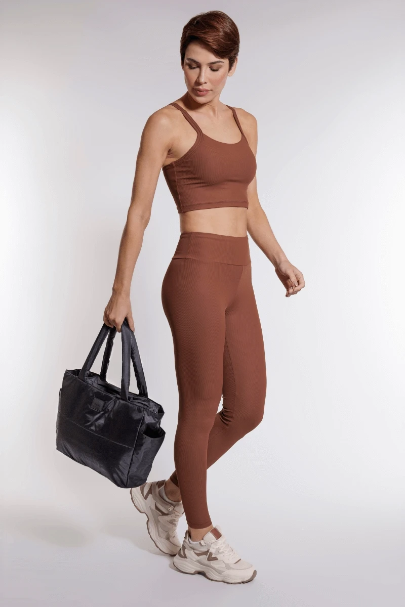 Trilha Verão - Rib Balance Crop Top - R5800