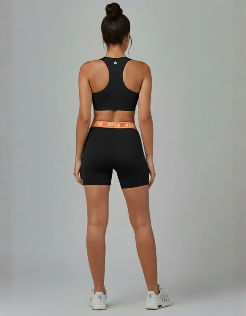 Vestem - Black Seduction Shorts and Top Set - CJ303.BF.C0002