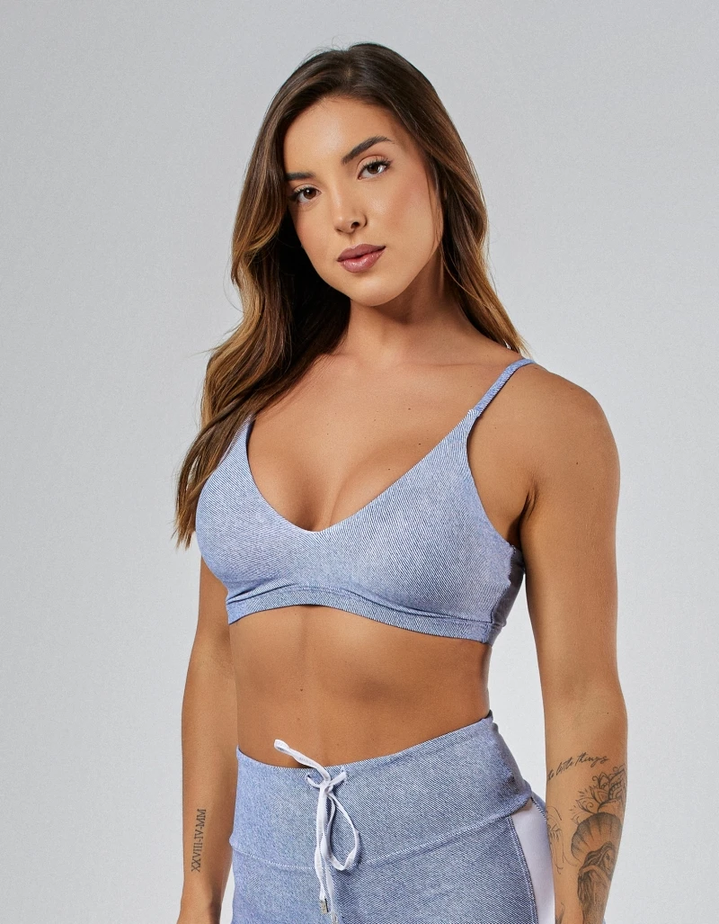 Vestem - Blue Denim Shorts and Top Set - CJ309.BF.E1367