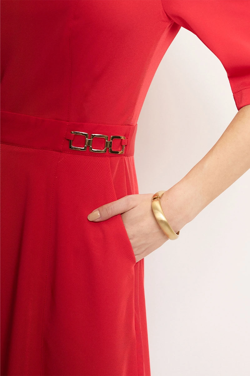 Miss Misses - Vestido Hebe Vermelho - 54704024