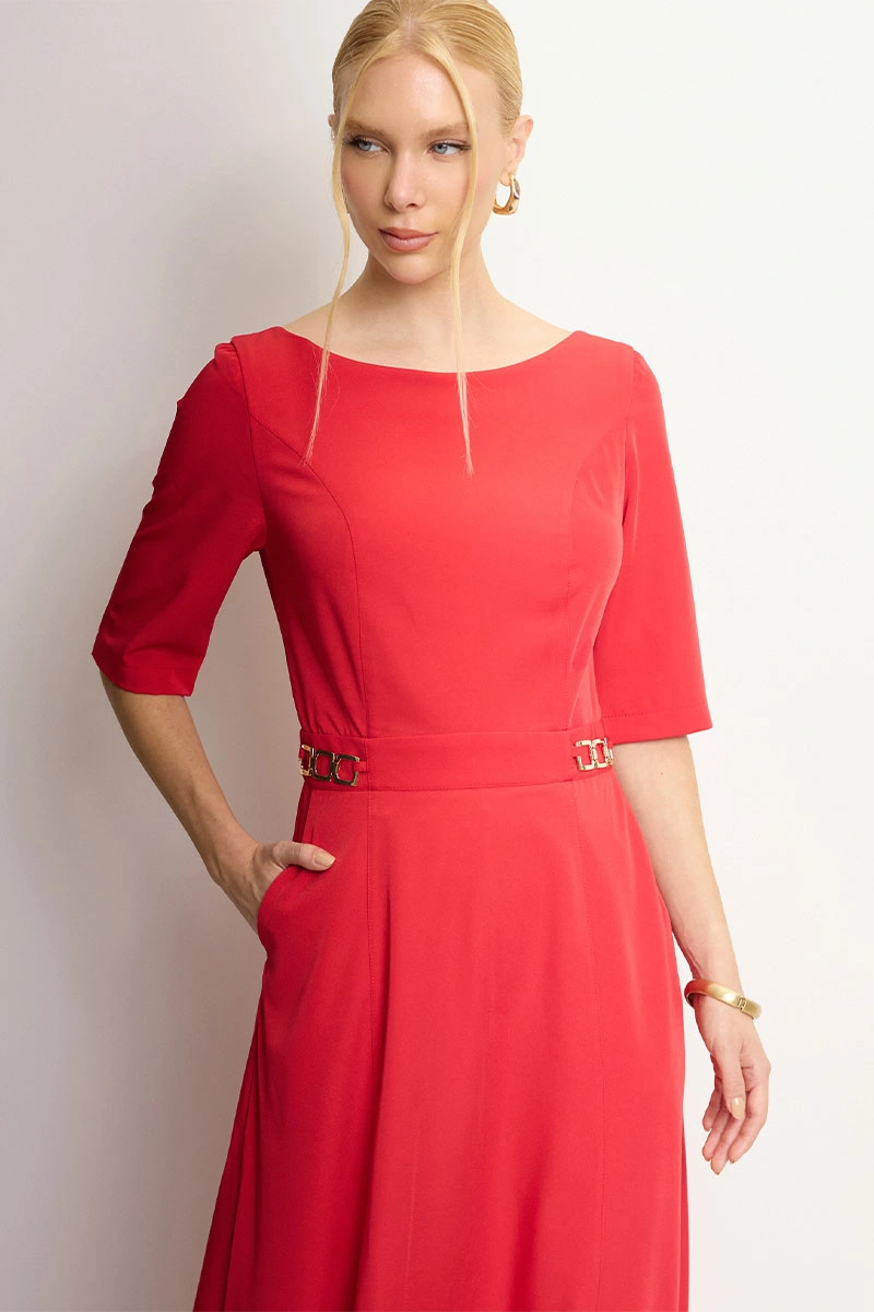 Miss Misses - Vestido Hebe Vermelho - 54704024