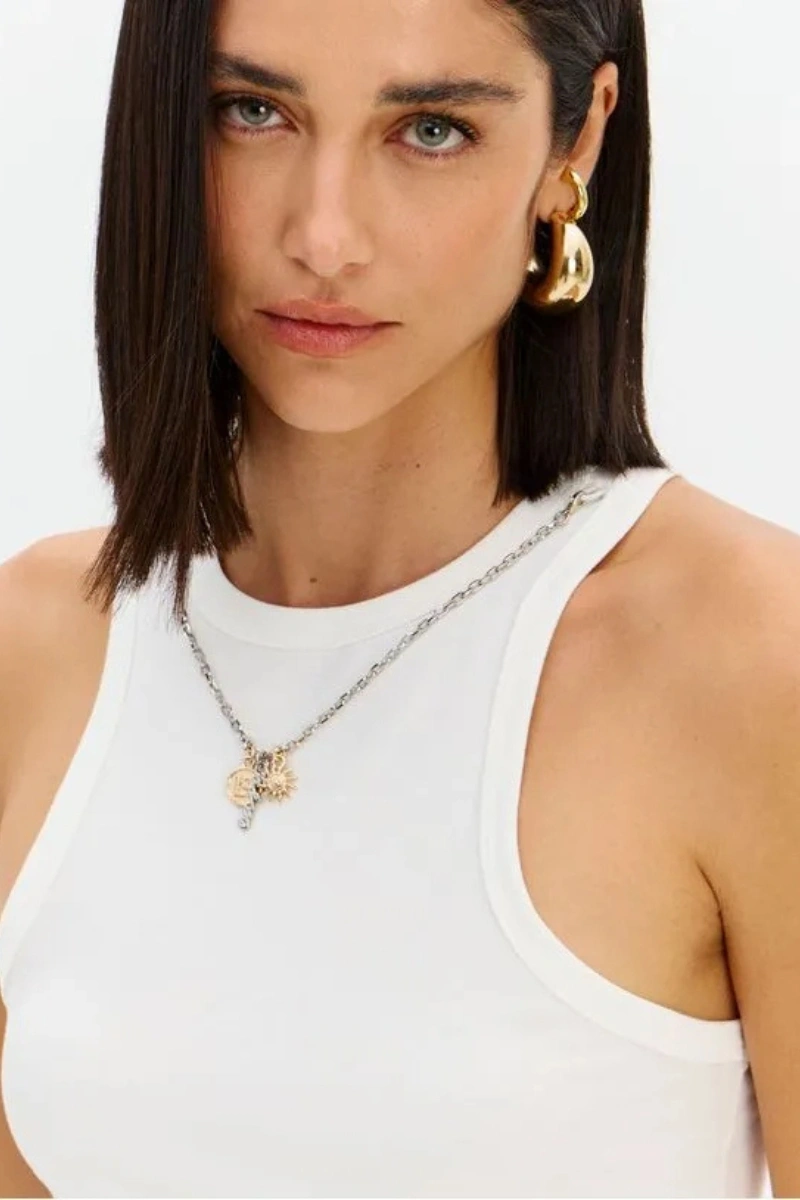 LANÇA PERFUME - Blusa Regata Nadador Corrente Com Caixa  Lança Perfume - 9407