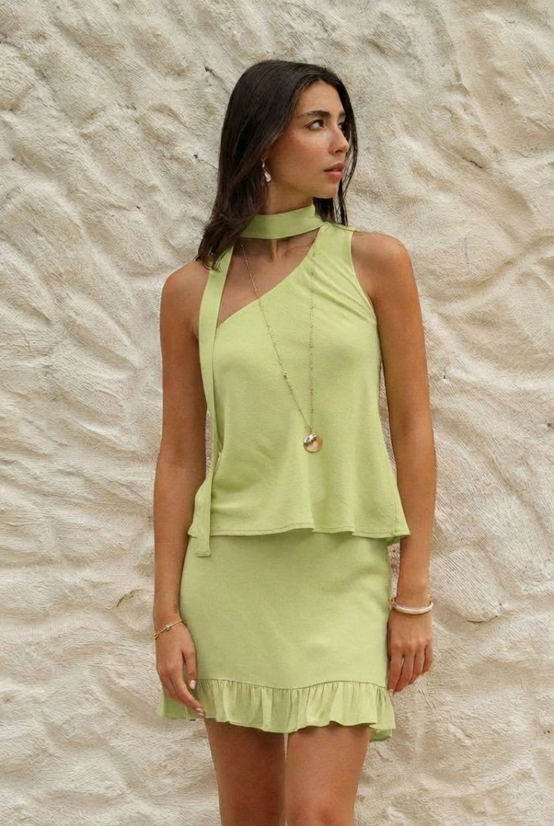 N-BLOOM - Blusa Lírio Enviesada - B025