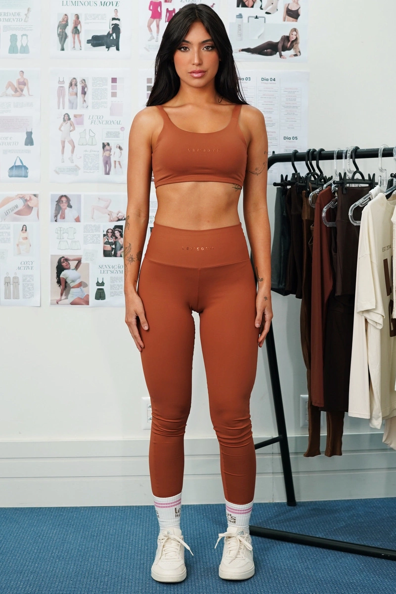 Lets Gym - Legging Basic Colors Macchiato - 2907MC