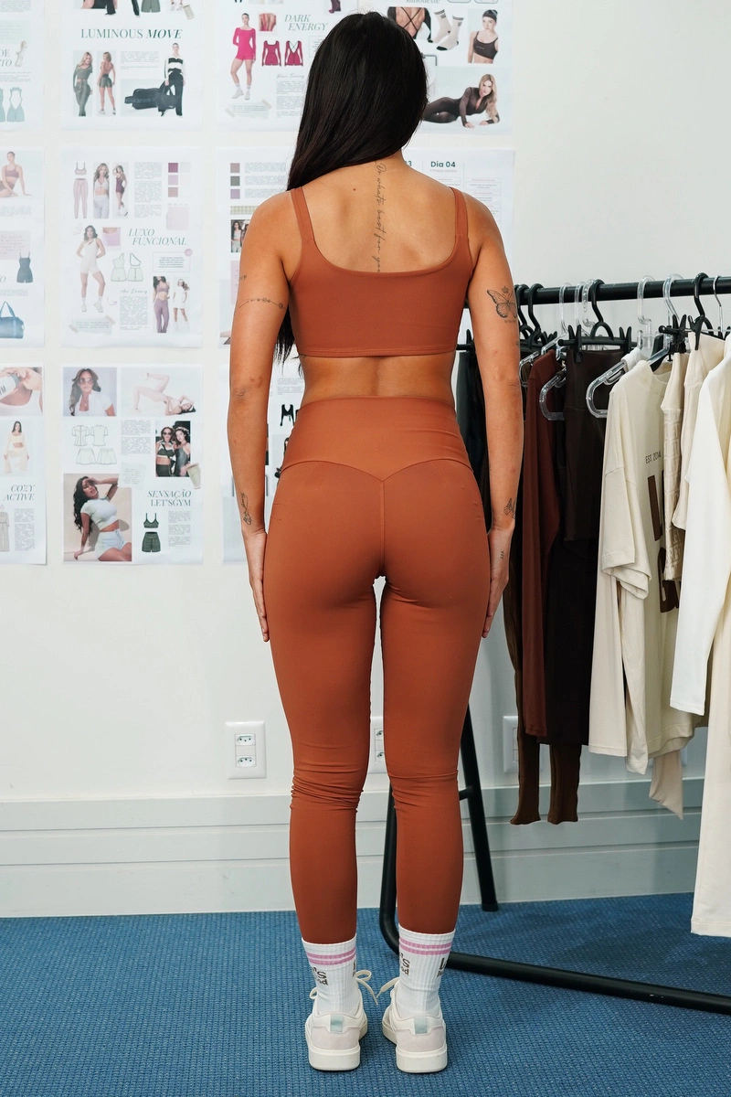 Lets Gym - Legging Basic Colors Macchiato - 2907MC