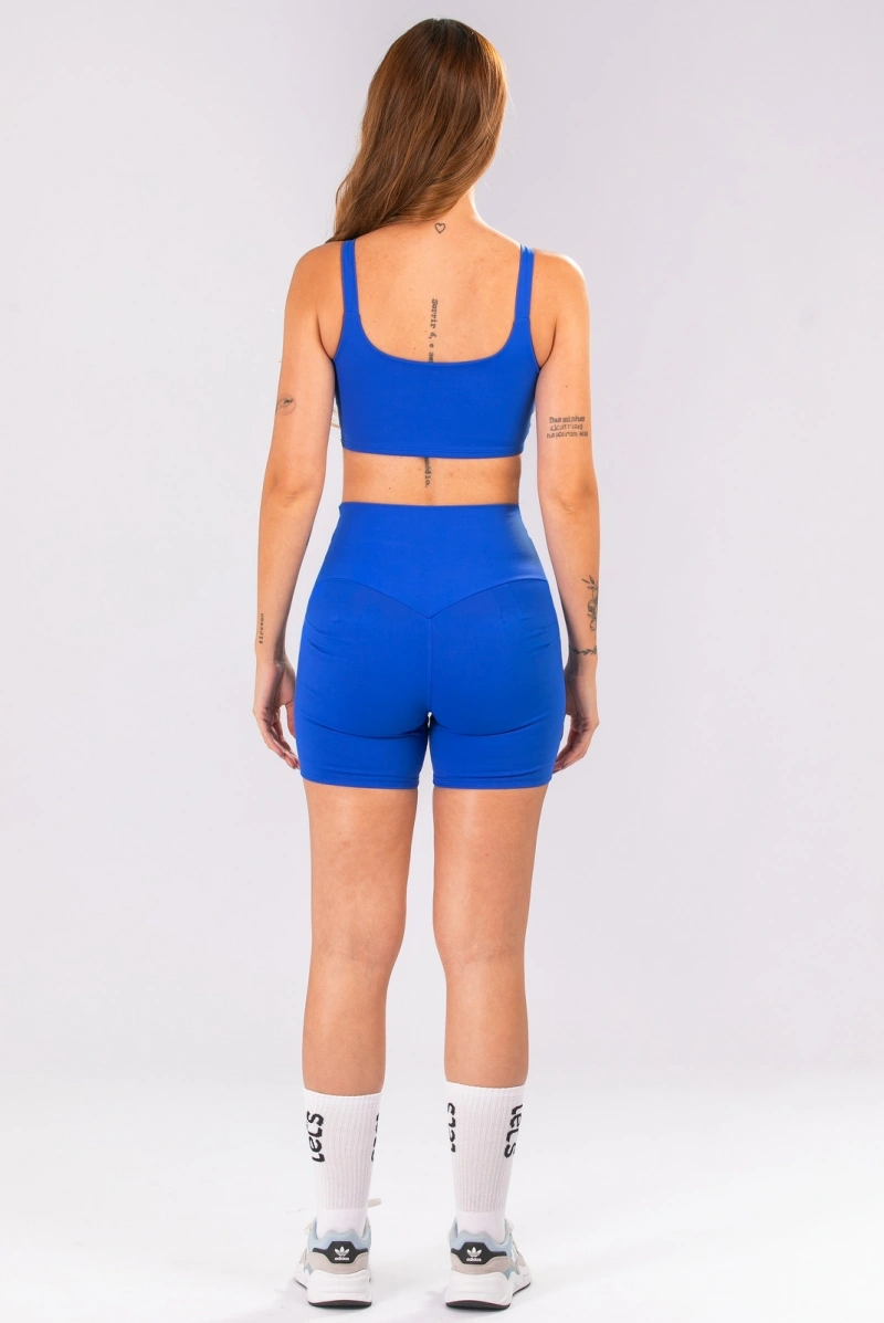Lets Gym - Short Basic Colors Royal Blue - 2909RB