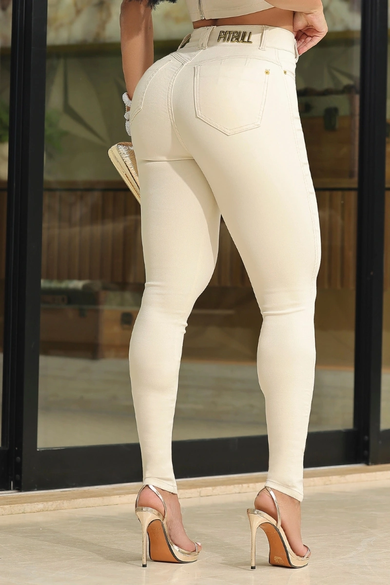 PITBULL - Pitbull Riding Pants - Khaki - 89586