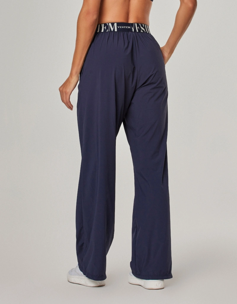 Vestem - Calça Pantalona Flow Marinho Escuridão - CAL164.NY.C0173