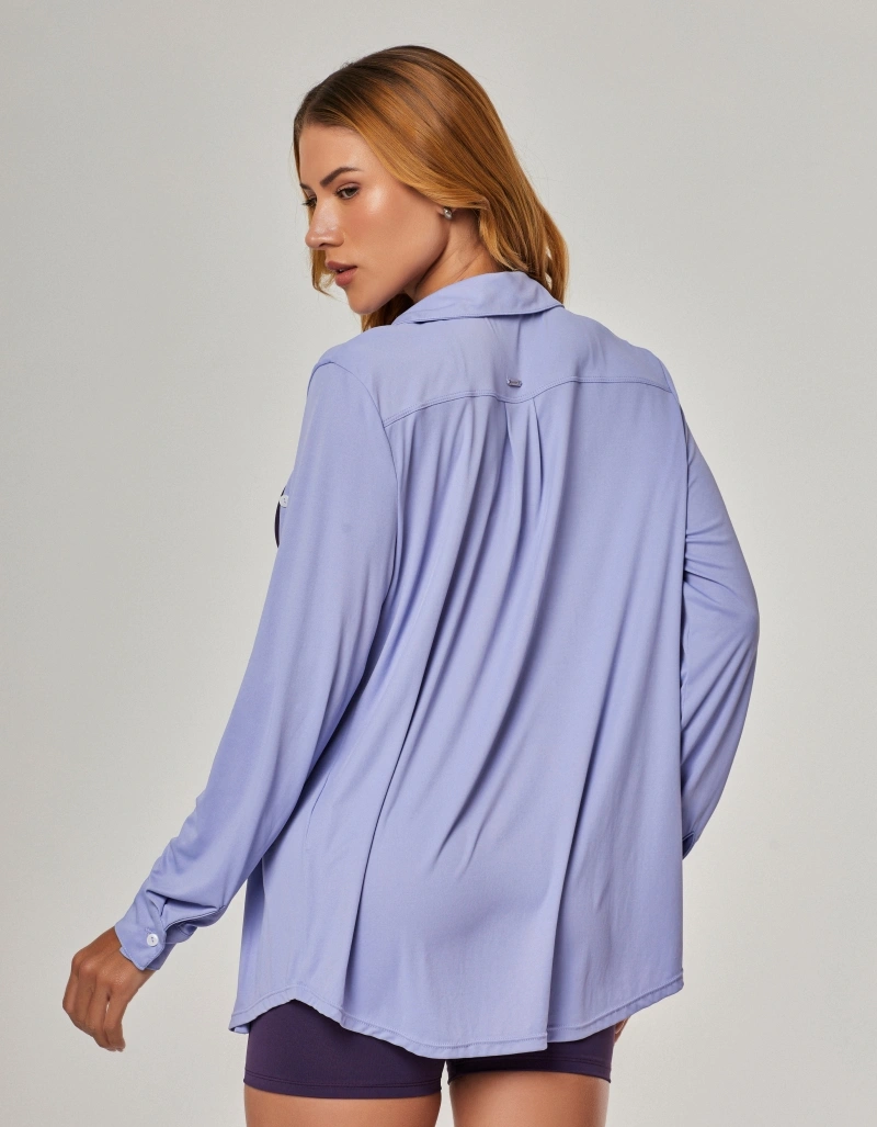 Vestem - Camisa Flow Lilás Lavanda - CMS01.NY.C0279